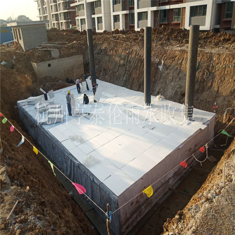 南京東善橋復建房六期450方雨水收集池 2020.3.22